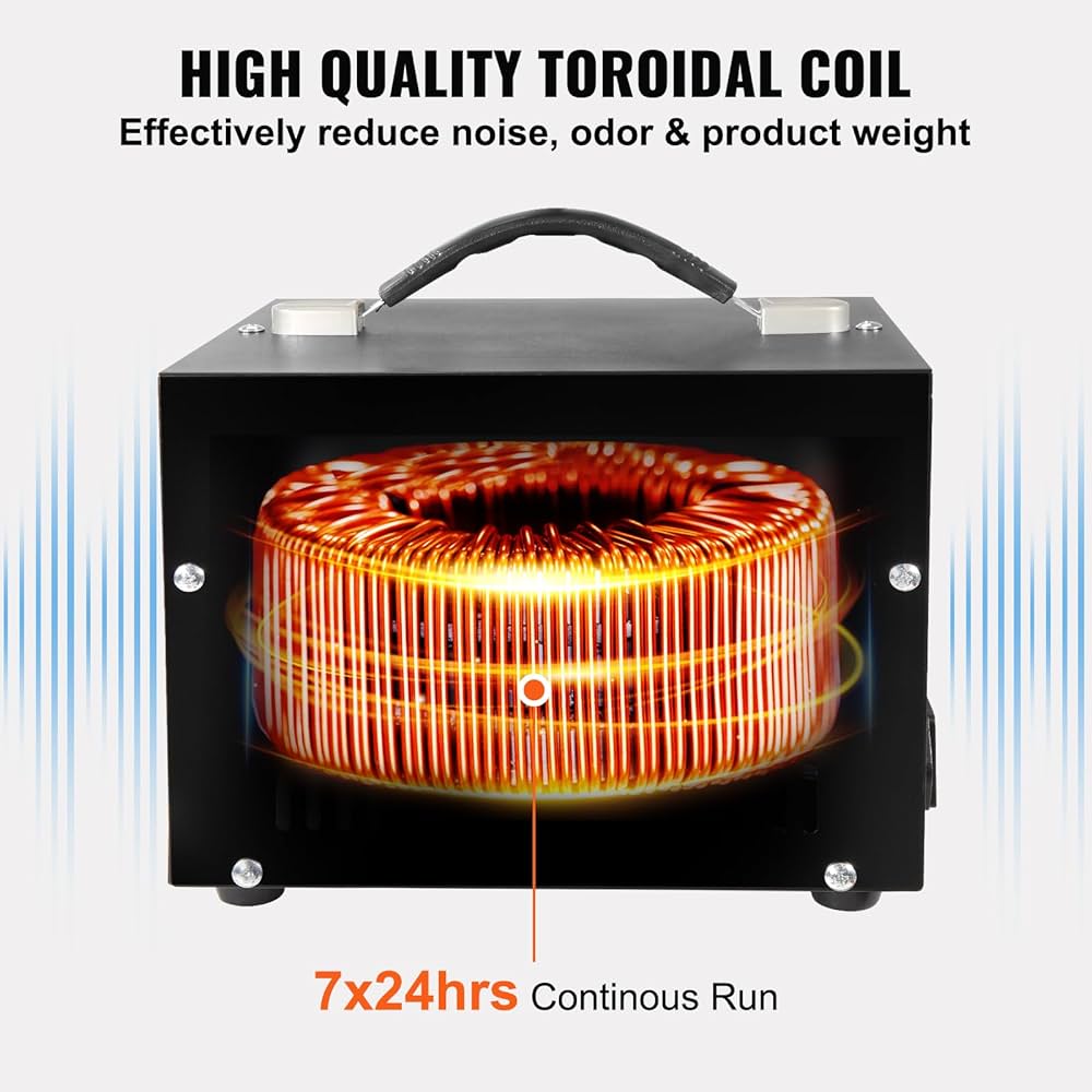 Amazon.co.jp: VEVOR 電圧変換器 変圧器 1000W 高耐久 ステップ